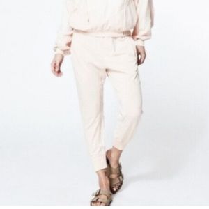 YOUNG FABULOUS & BROKE off white Odin jogger sweatpants  RN#106691